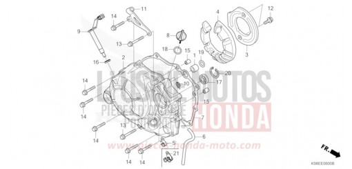 PANNEAU CARTER-MOTEUR D. CBF125NAT de 2026
